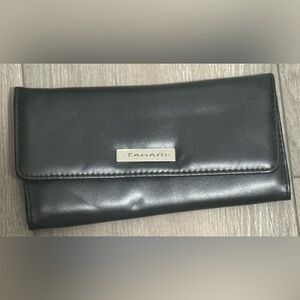 Tahari Long Black Wallet